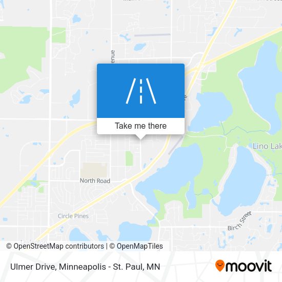 Ulmer Drive map