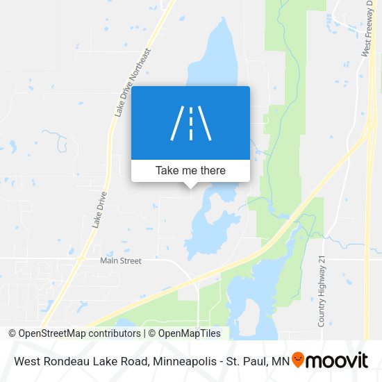 Mapa de West Rondeau Lake Road