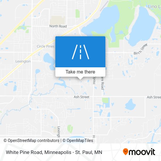 Mapa de White Pine Road