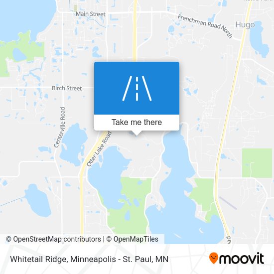 Whitetail Ridge map