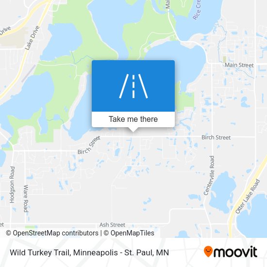 Wild Turkey Trail map