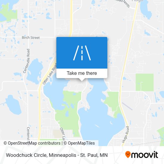 Mapa de Woodchuck Circle