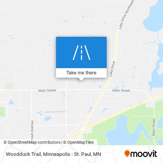 Woodduck Trail map