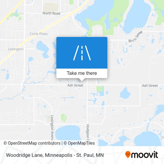 Mapa de Woodridge Lane