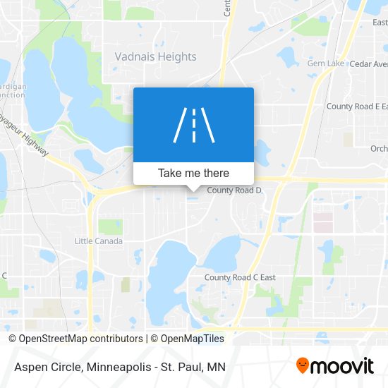 Mapa de Aspen Circle