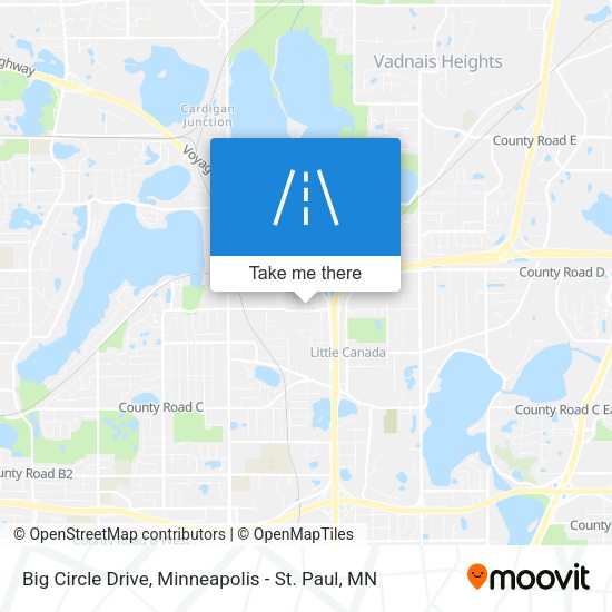 Big Circle Drive map