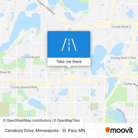 Canabury Drive map