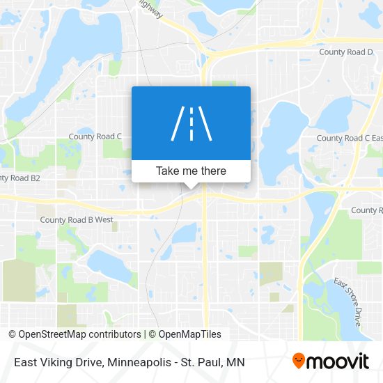 Mapa de East Viking Drive