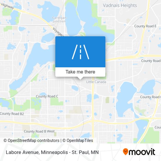 Labore Avenue map