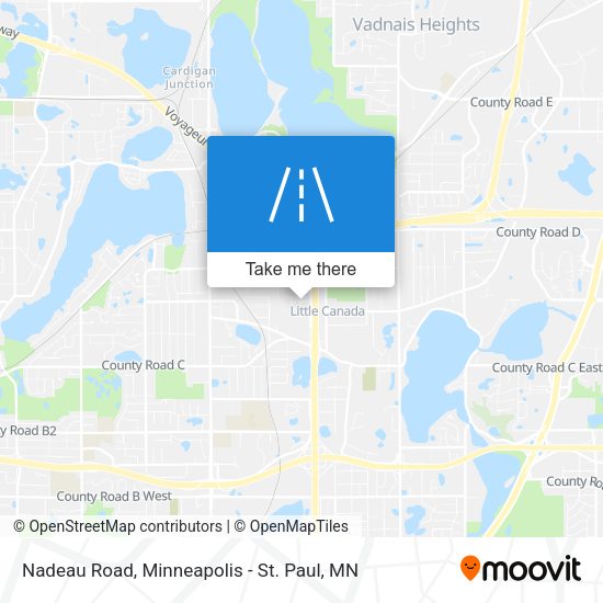 Nadeau Road map