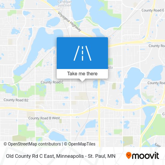 Mapa de Old County Rd C East