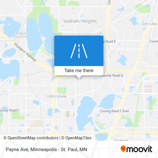 Mapa de Payne Ave