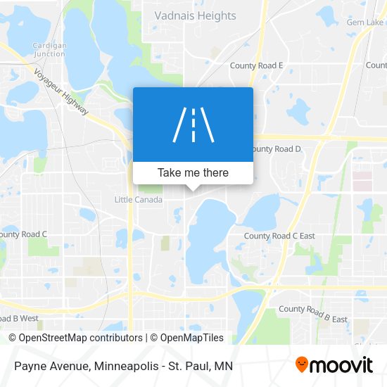 Payne Avenue map
