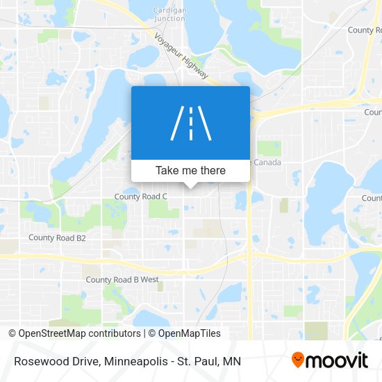 Rosewood Drive map