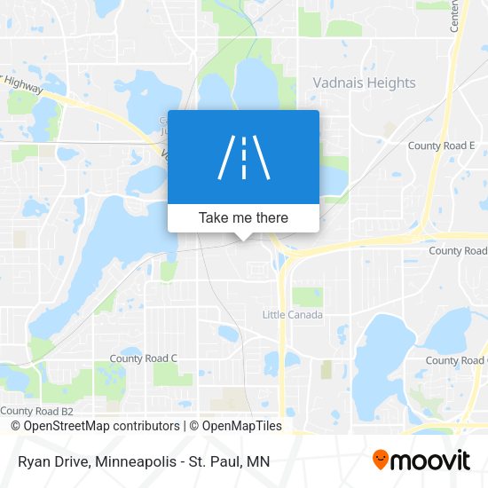Ryan Drive map