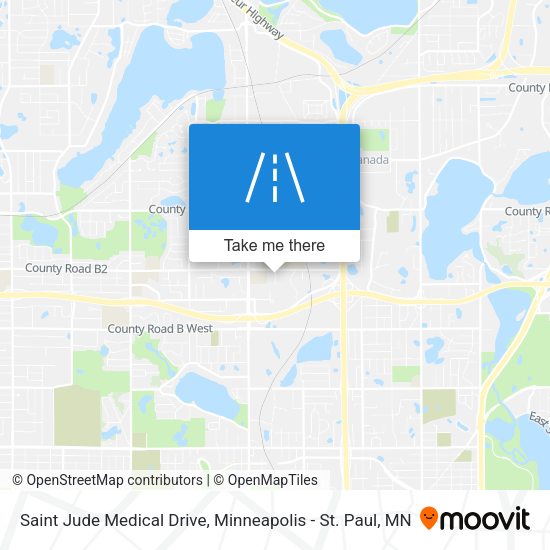 Mapa de Saint Jude Medical Drive