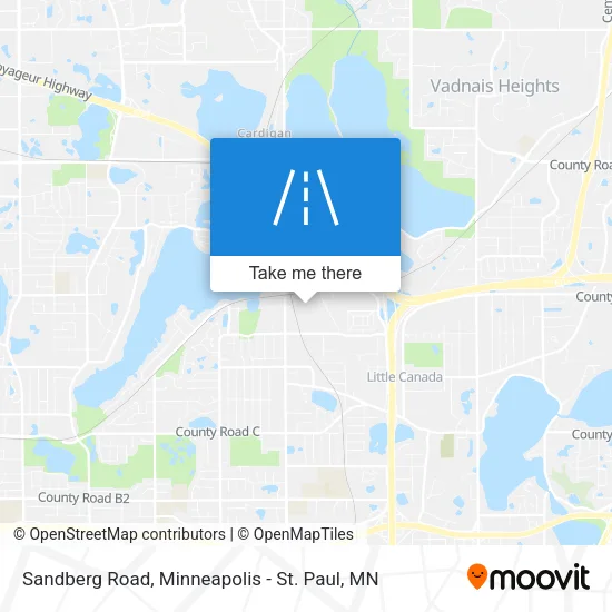 Mapa de Sandberg Road