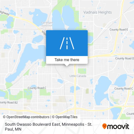 South Owasso Boulevard East map