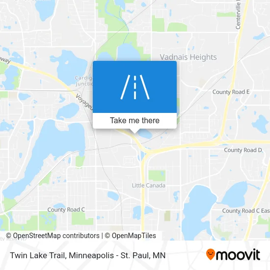 Mapa de Twin Lake Trail