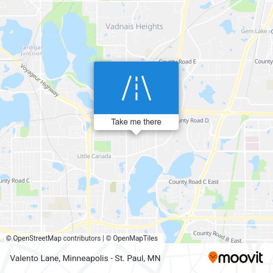 Mapa de Valento Lane
