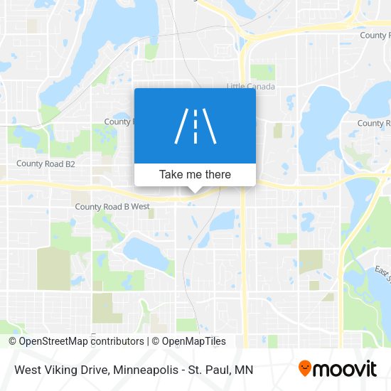 Mapa de West Viking Drive