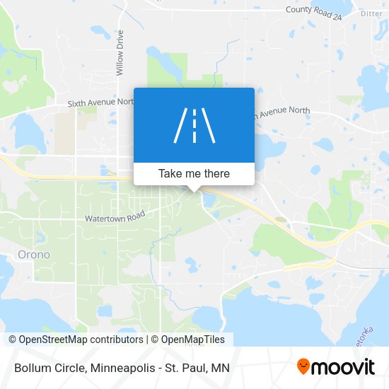 Mapa de Bollum Circle