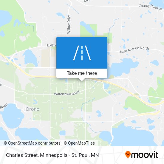 Charles Street map