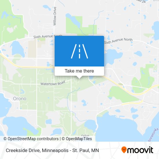 Creekside Drive map