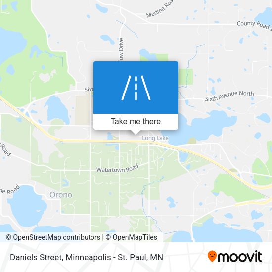 Daniels Street map