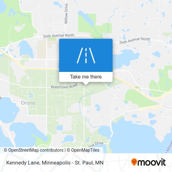 Mapa de Kennedy Lane