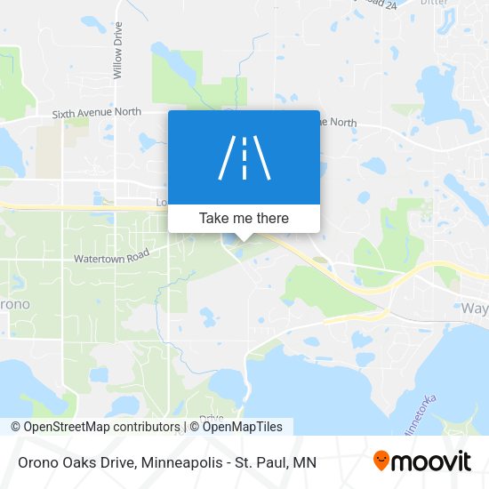 Orono Oaks Drive map