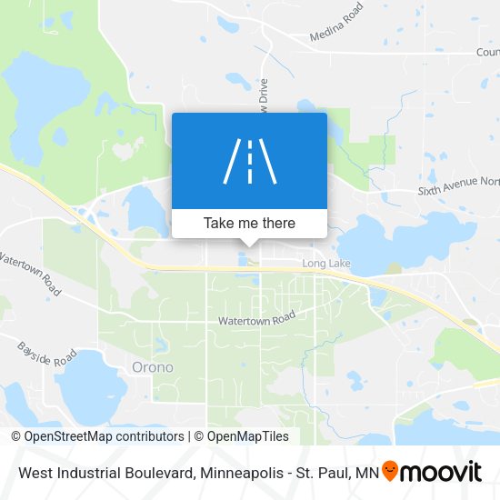 West Industrial Boulevard map