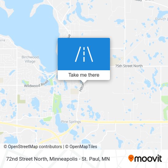 Mapa de 72nd Street North