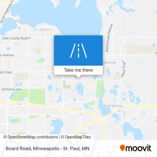 Mapa de Board Road