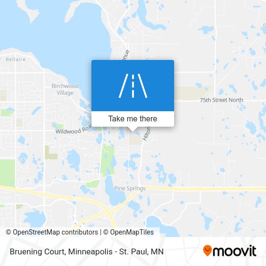 Bruening Court map