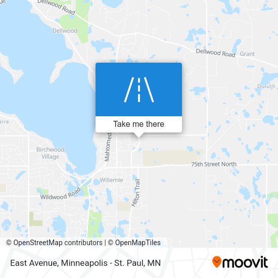 East Avenue map