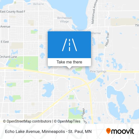 Echo Lake Avenue map