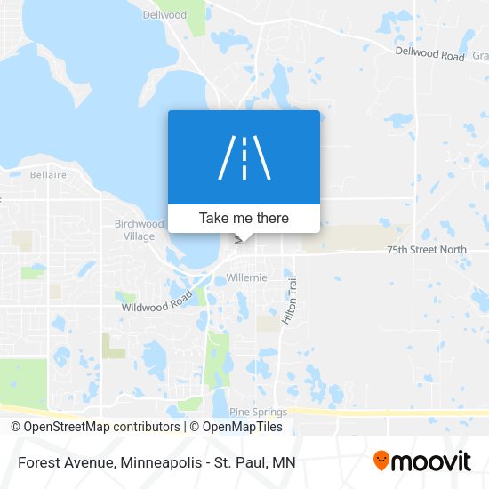 Forest Avenue map
