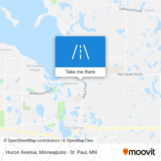 Huron Avenue map