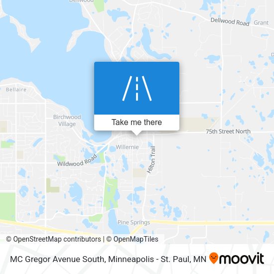 Mapa de MC Gregor Avenue South