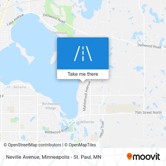 Neville Avenue map