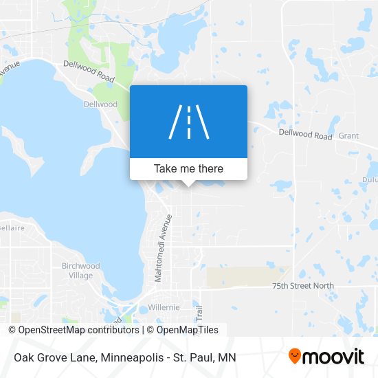 Mapa de Oak Grove Lane