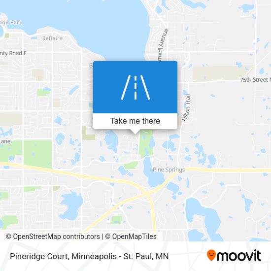 Pineridge Court map