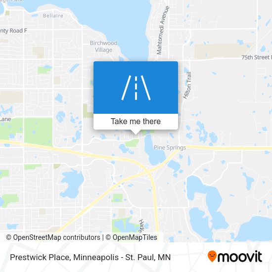 Prestwick Place map
