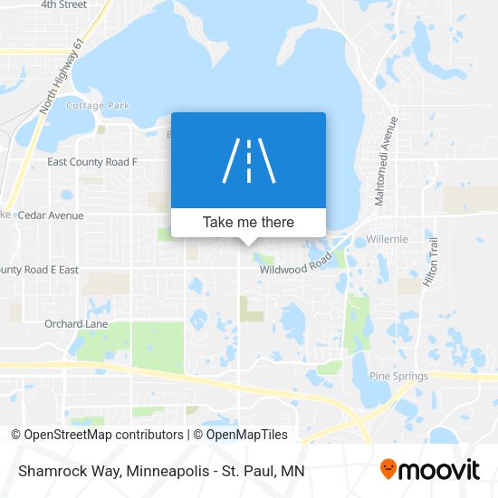 Shamrock Way map