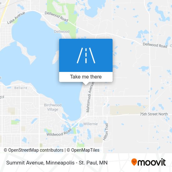 Summit Avenue map