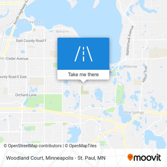 Woodland Court map