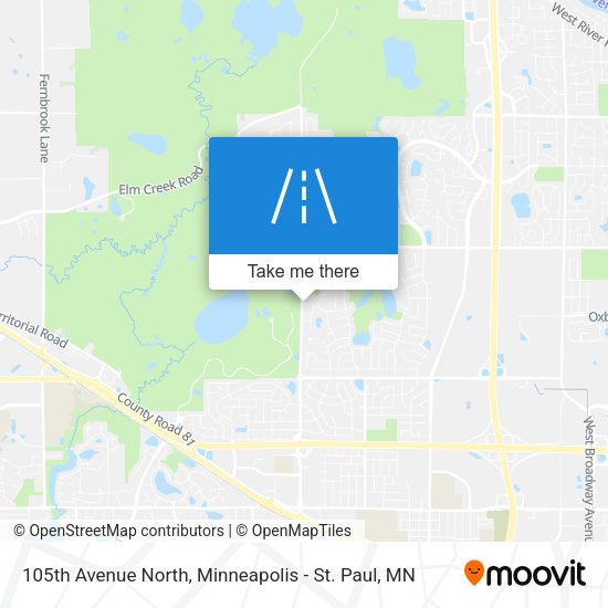Mapa de 105th Avenue North
