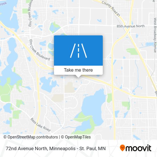 Mapa de 72nd Avenue North