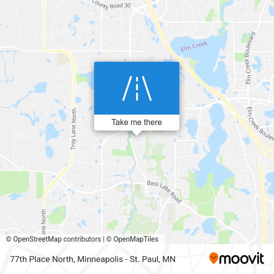 Mapa de 77th Place North